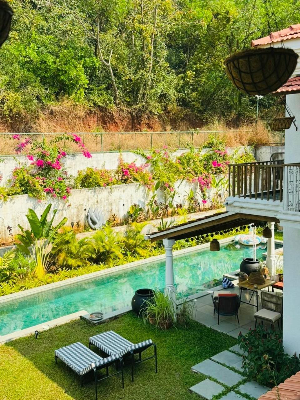Casa Azul- Luxury 4Bhk Assagao With Private Pool Villa Vagator Eksteriør billede